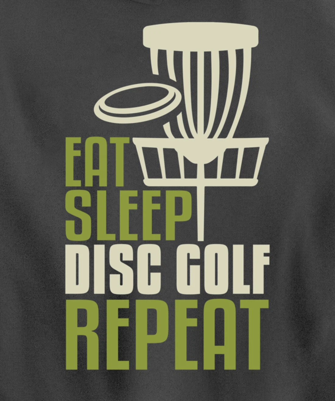 Disc Golf Gifts Funny Eat Sleep Disc Golf Repeat Pullover Hoodie