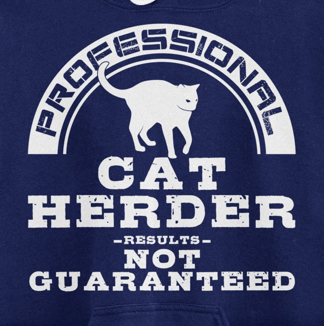 Funny Cat Herder Gift For Men Women Cool Kitten Pet Lovers Pullover Hoodie