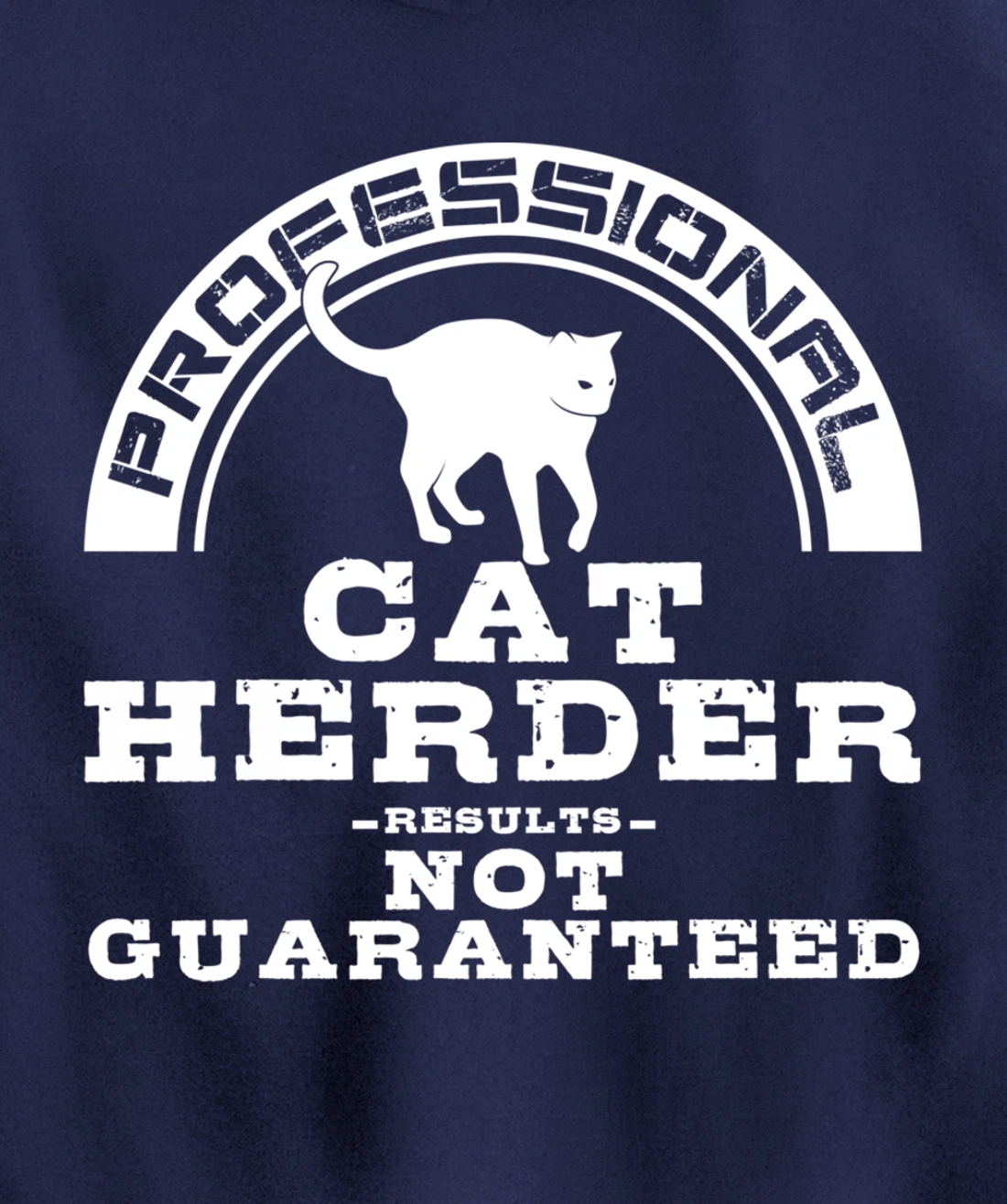 Funny Cat Herder Gift For Men Women Cool Kitten Pet Lovers Pullover Hoodie