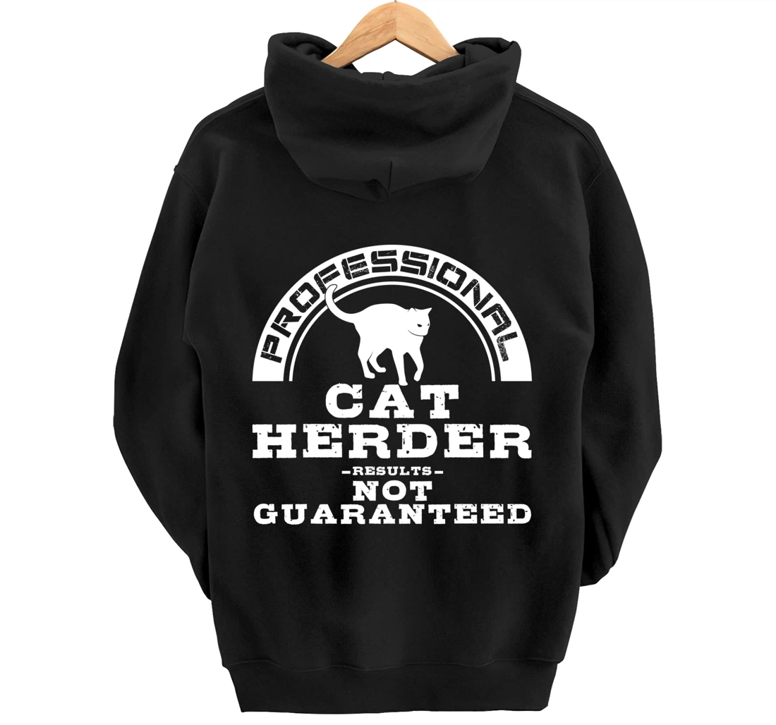 Funny Cat Herder Gift For Men Women Cool Kitten Pet Lovers Pullover Hoodie