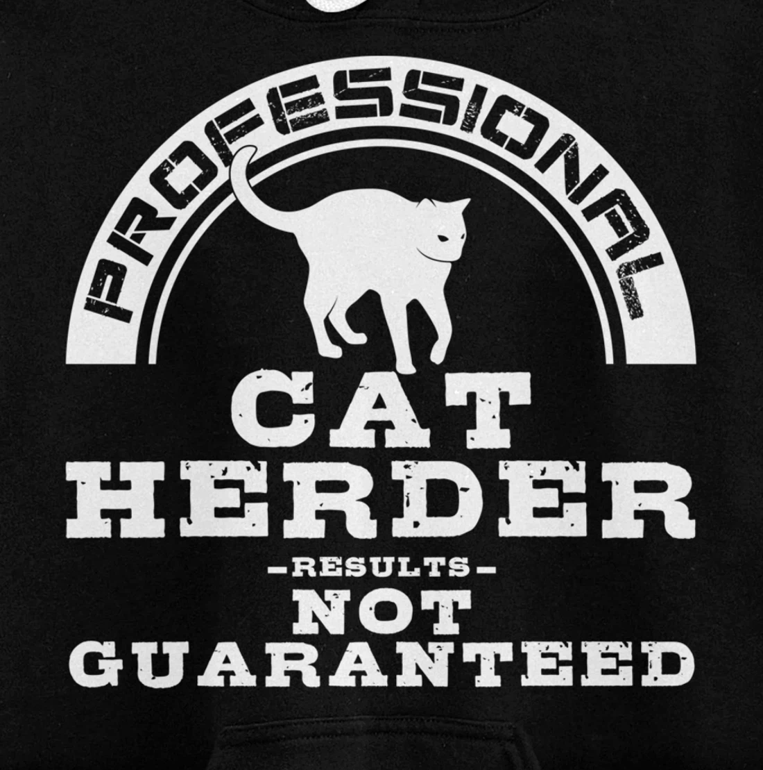 Funny Cat Herder Gift For Men Women Cool Kitten Pet Lovers Pullover Hoodie