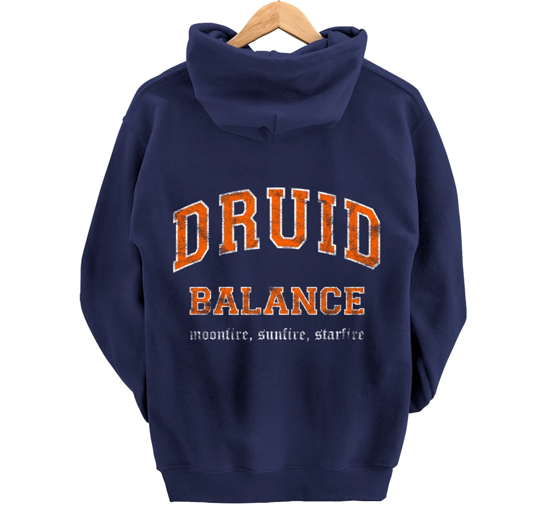 Balance Druid MMO Gamer Pullover Hoodie