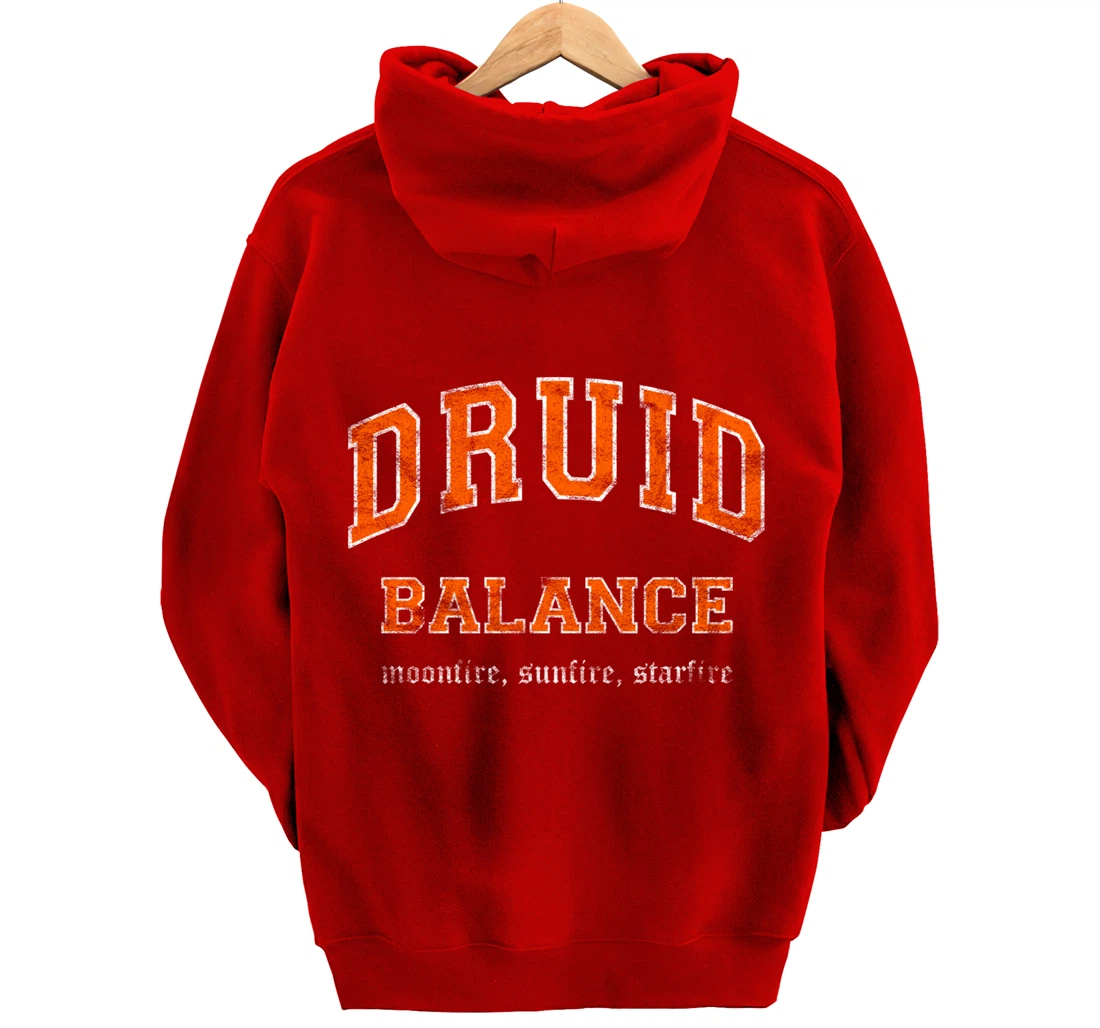 Balance Druid MMO Gamer Pullover Hoodie