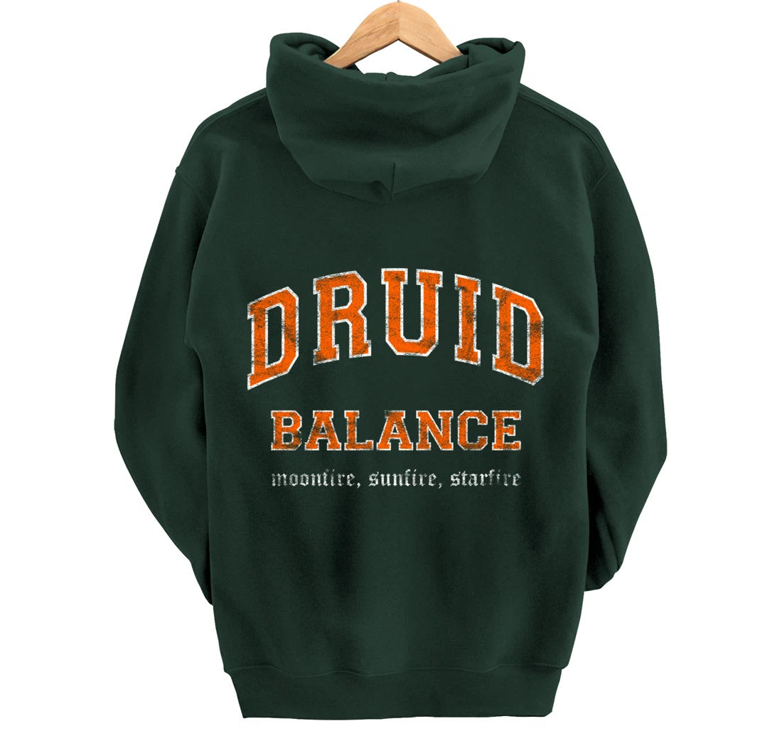 Balance Druid MMO Gamer Pullover Hoodie