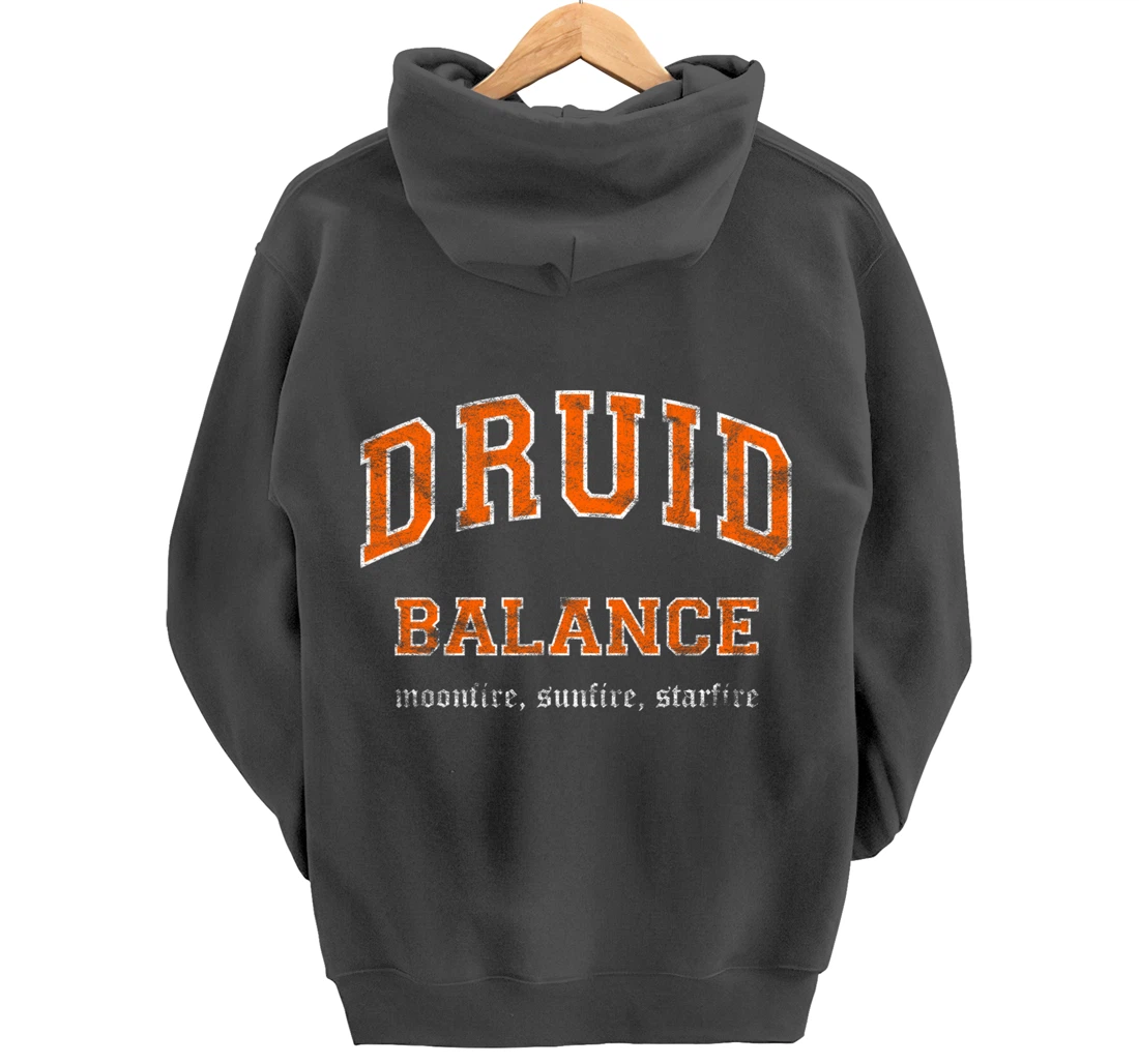 Balance Druid MMO Gamer Pullover Hoodie