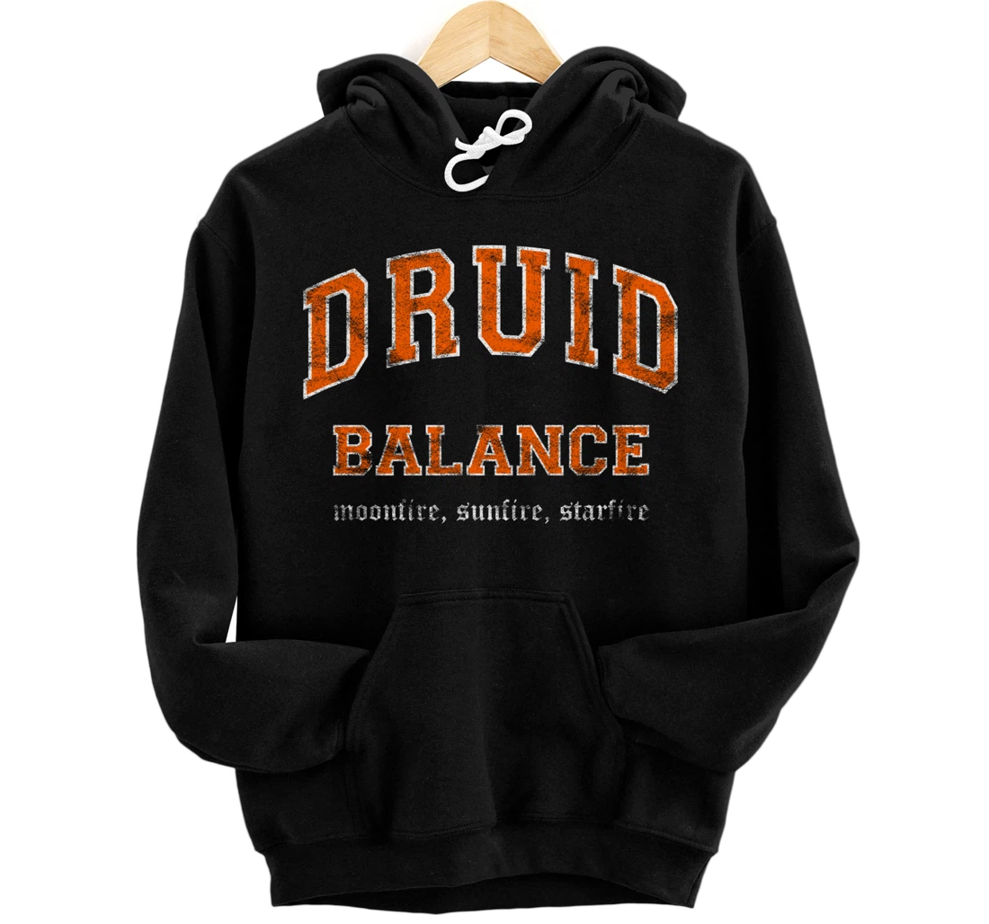 Balance Druid MMO Gamer Pullover Hoodie