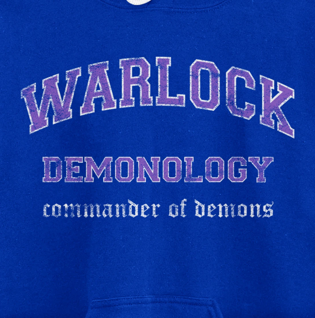 Demonology Warlock MMO Gamer Pullover Hoodie