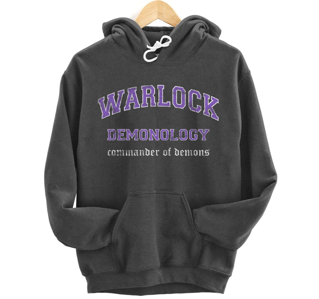 Demonology Warlock MMO Gamer Pullover Hoodie