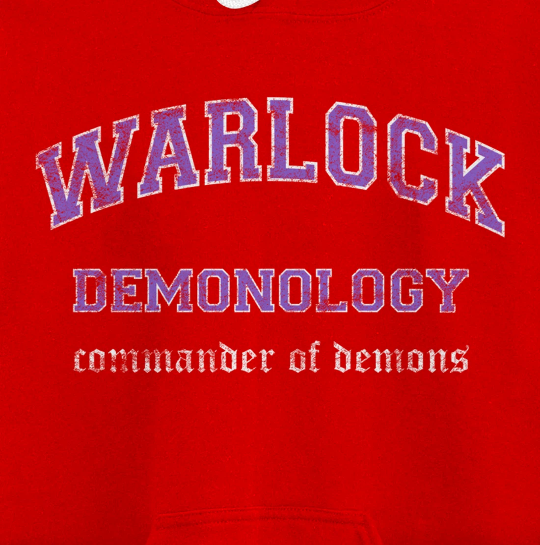 Demonology Warlock MMO Gamer Pullover Hoodie