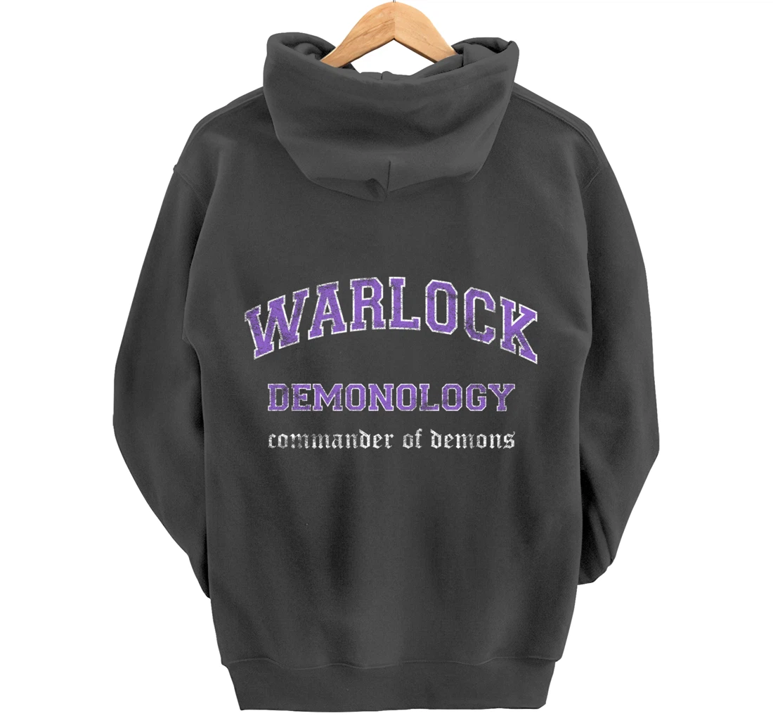 Demonology Warlock MMO Gamer Pullover Hoodie