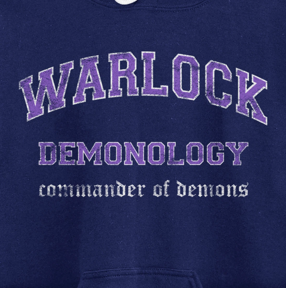 Demonology Warlock MMO Gamer Pullover Hoodie