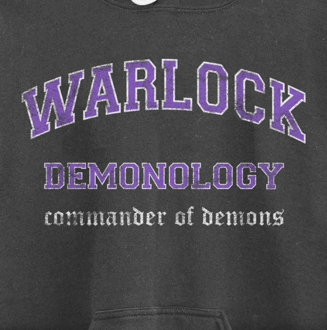 Demonology Warlock MMO Gamer Pullover Hoodie