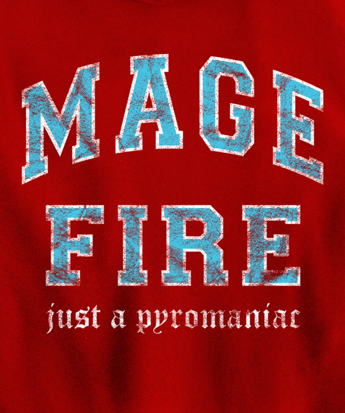 Fire Mage MMO Gamer Pullover Hoodie