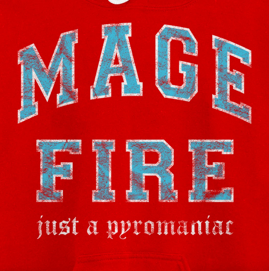 Fire Mage MMO Gamer Pullover Hoodie