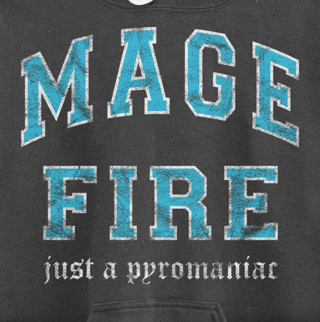 Fire Mage MMO Gamer Pullover Hoodie