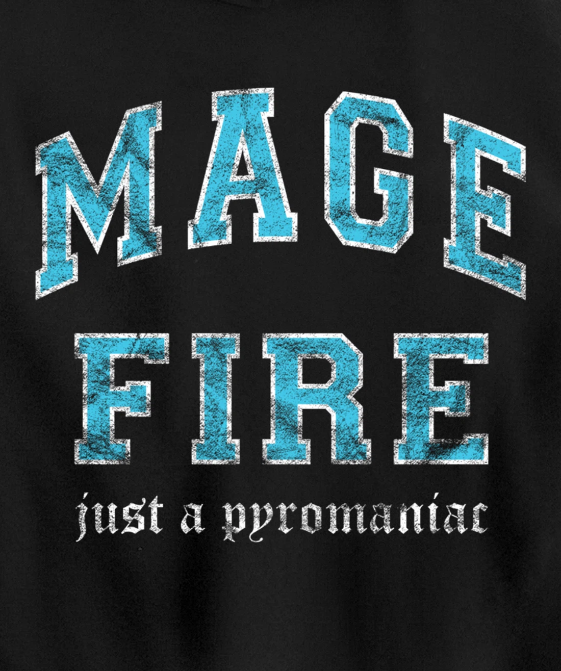 Fire Mage MMO Gamer Pullover Hoodie