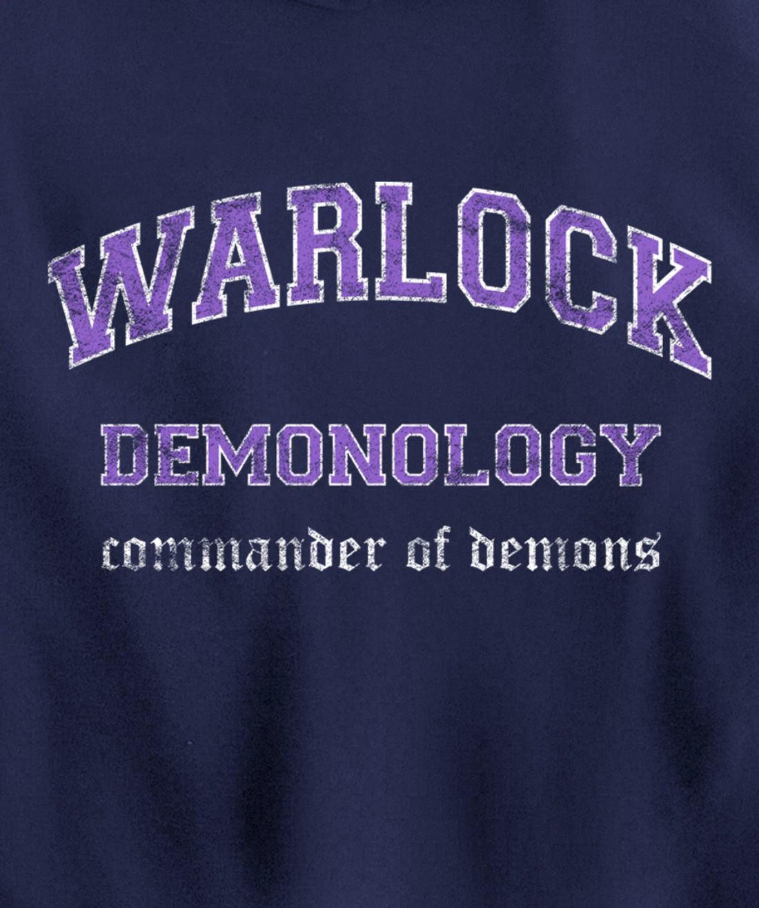 Demonology Warlock MMO Gamer Pullover Hoodie