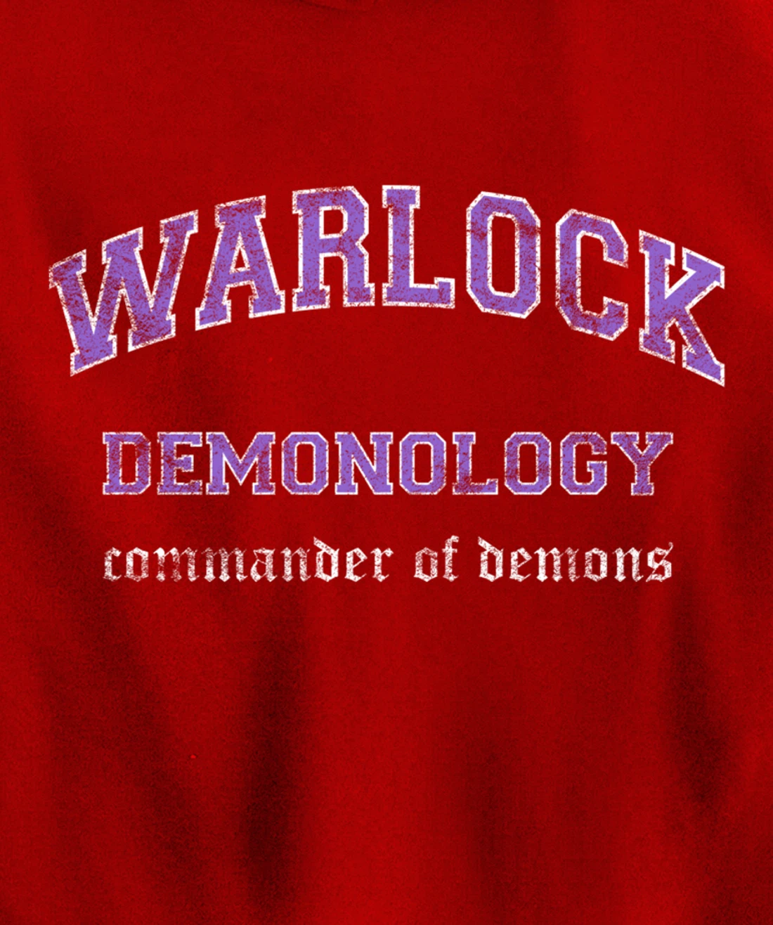 Demonology Warlock MMO Gamer Pullover Hoodie