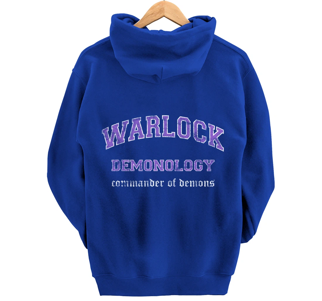 Demonology Warlock MMO Gamer Pullover Hoodie