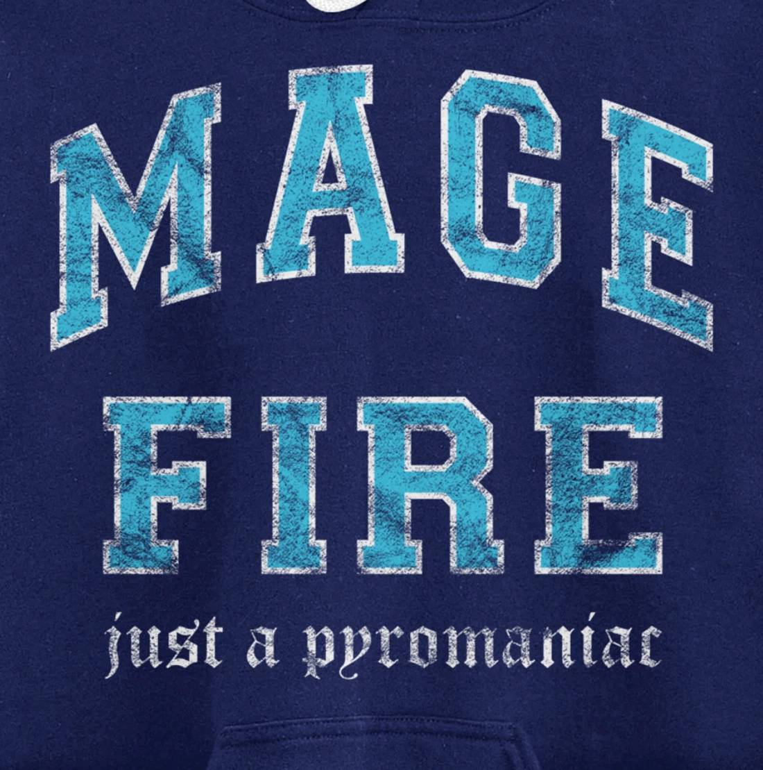 Fire Mage MMO Gamer Pullover Hoodie