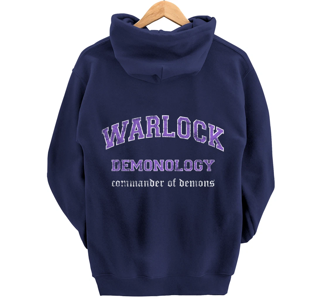 Demonology Warlock MMO Gamer Pullover Hoodie