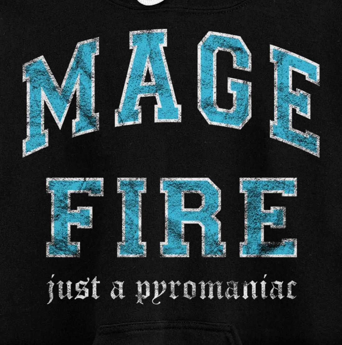 Fire Mage MMO Gamer Pullover Hoodie