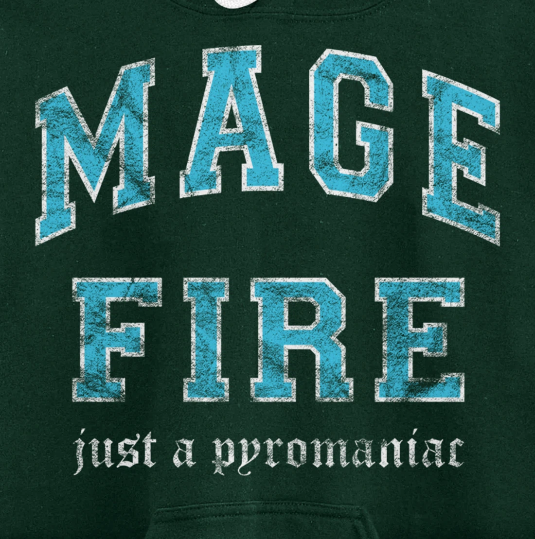 Fire Mage MMO Gamer Pullover Hoodie