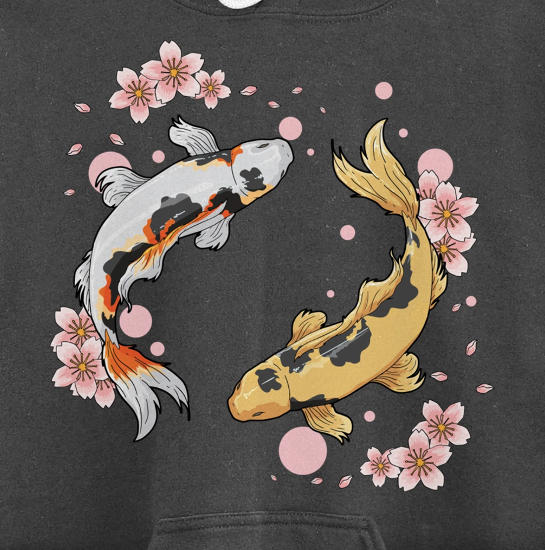 Japanese Koi Fish Carp Pond Japan Tattoo Gift for Koi Lovers Pullover Hoodie