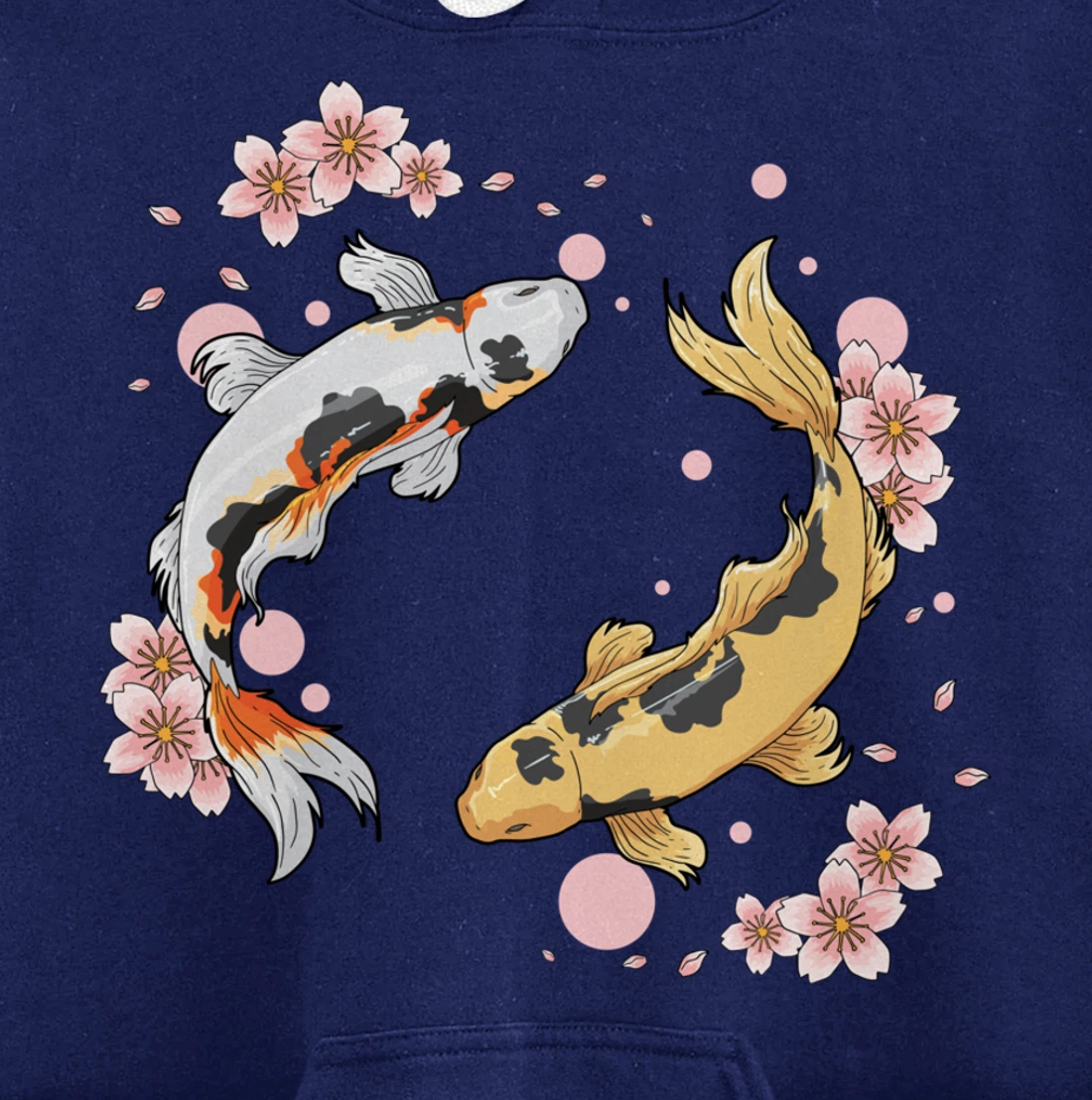 Japanese Koi Fish Carp Pond Japan Tattoo Gift for Koi Lovers Pullover Hoodie