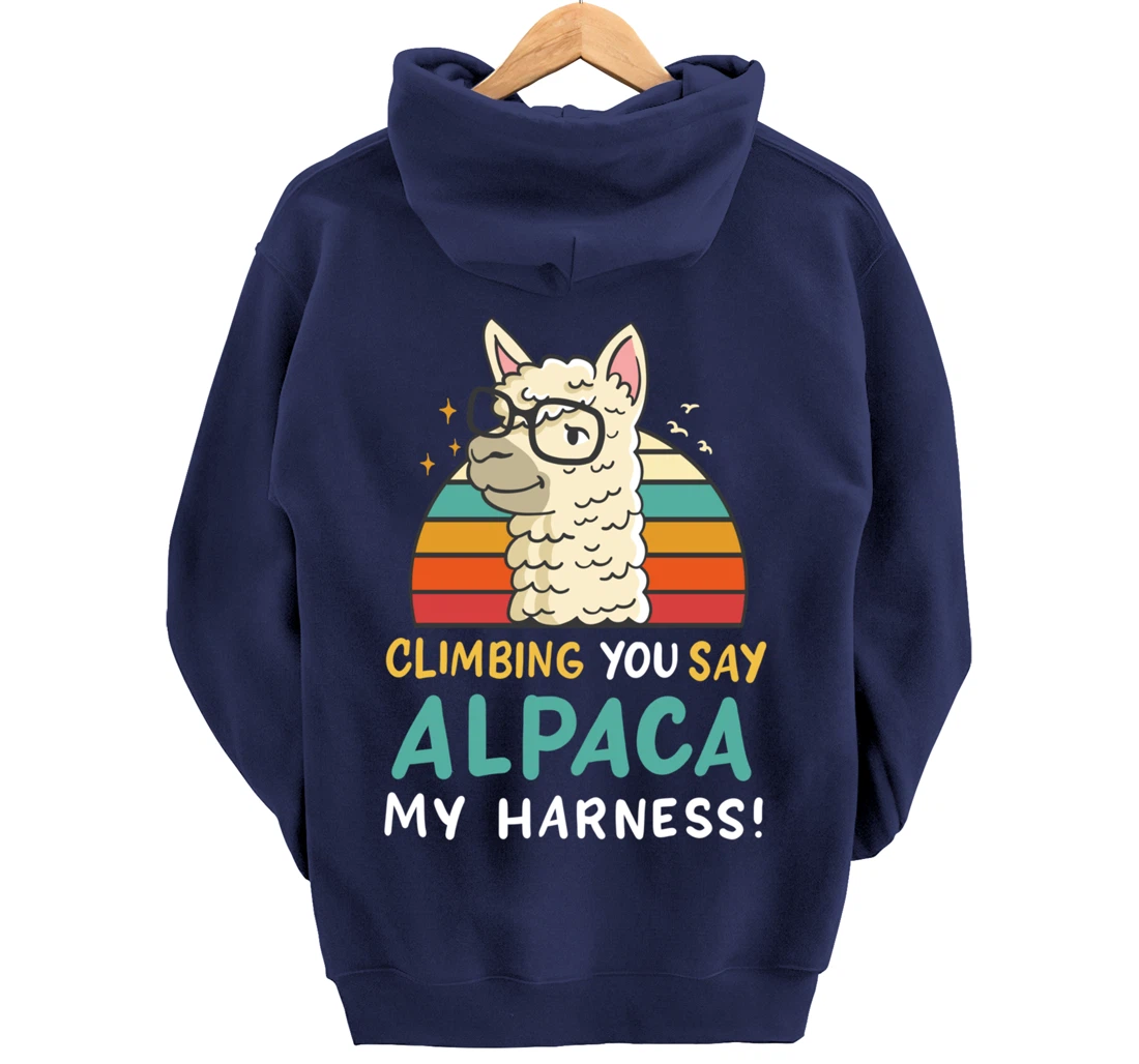 Climbing Bouldering Rock Climbing Free Climbing Funny Gift Pullover Hoodie