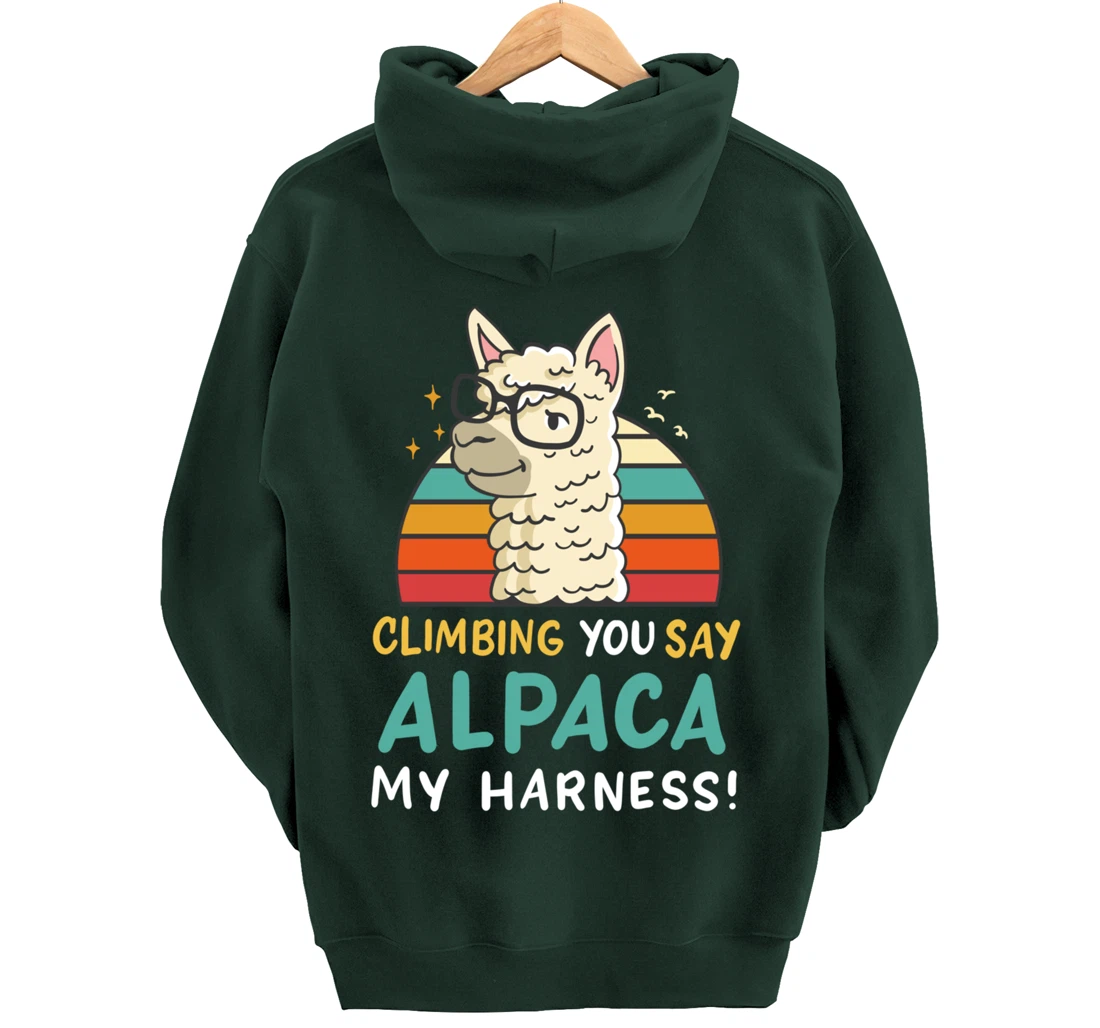 Climbing Bouldering Rock Climbing Free Climbing Funny Gift Pullover Hoodie