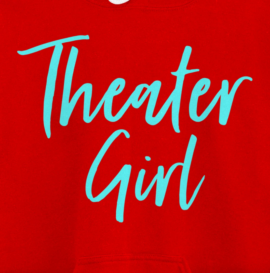 Cute Theatre Gift for Women Broadway Lovers Theater Girl Pullover Hoodie
