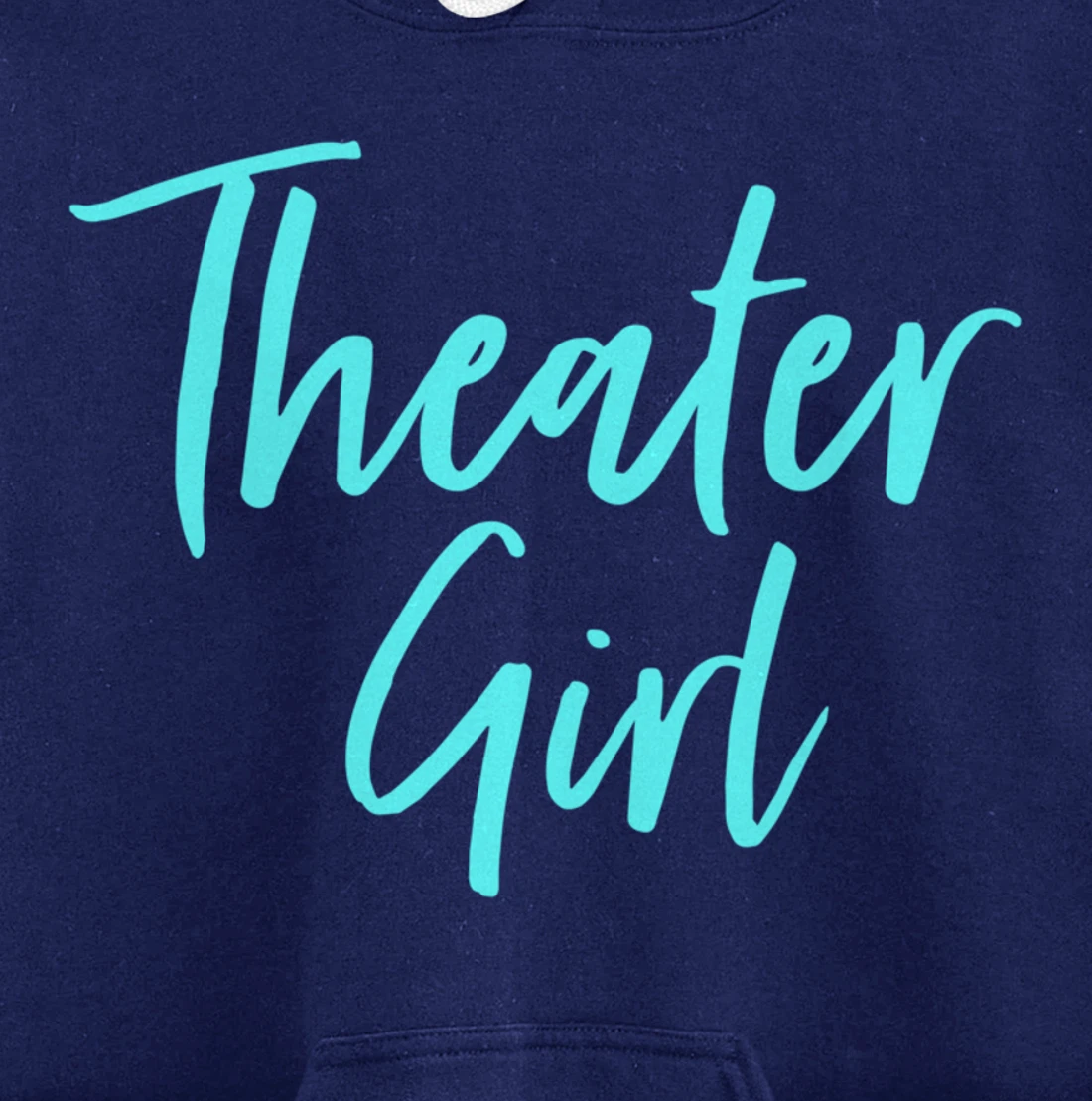 Cute Theatre Gift for Women Broadway Lovers Theater Girl Pullover Hoodie