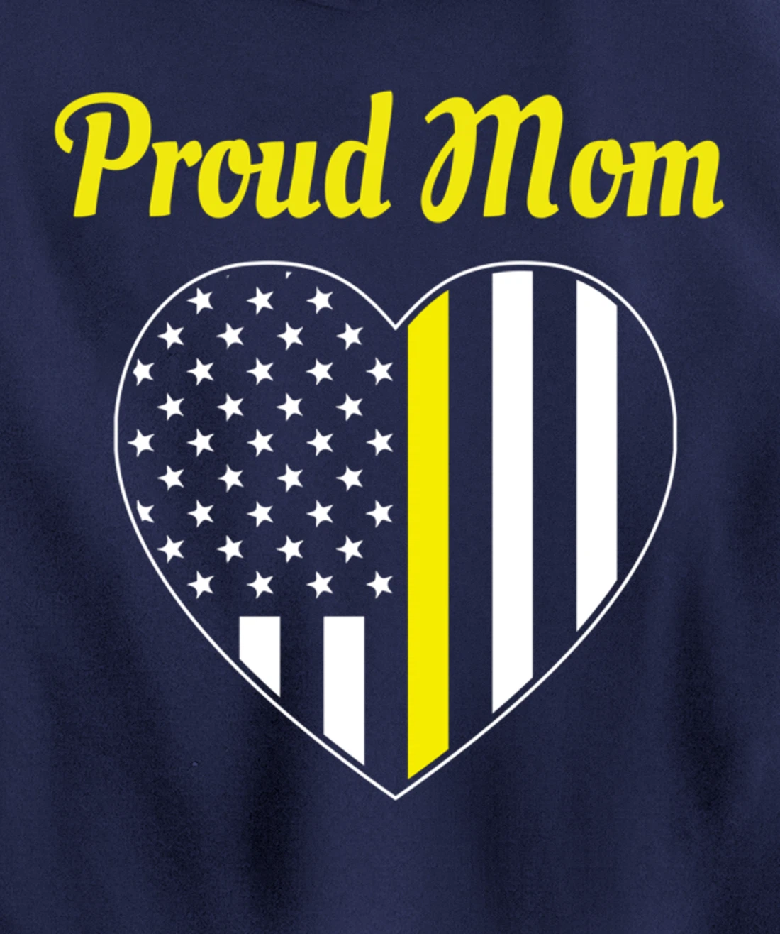 Dispatcher Mom Proud Mom Dispatch Heart Pullover Hoodie