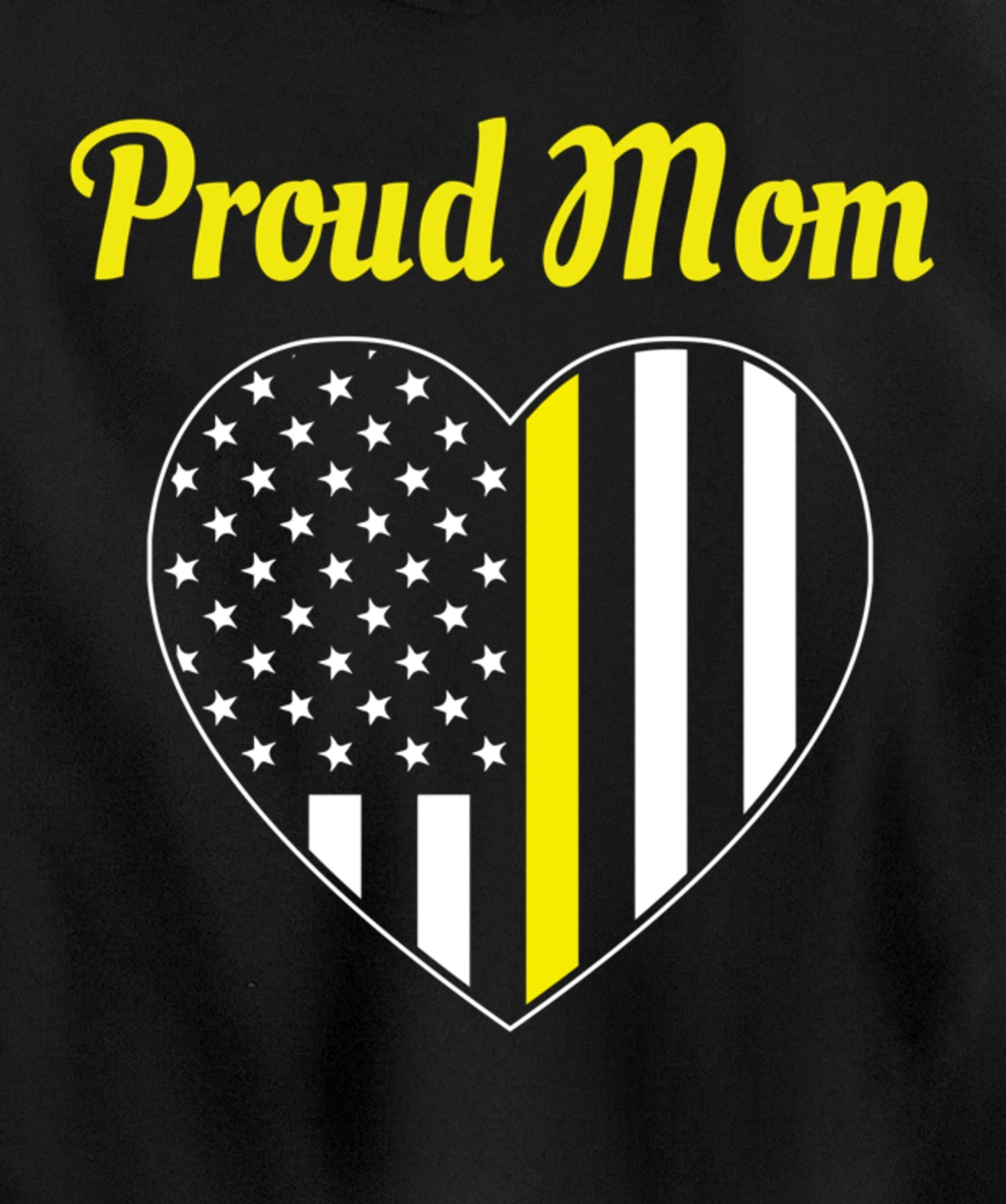 Dispatcher Mom Proud Mom Dispatch Heart Pullover Hoodie