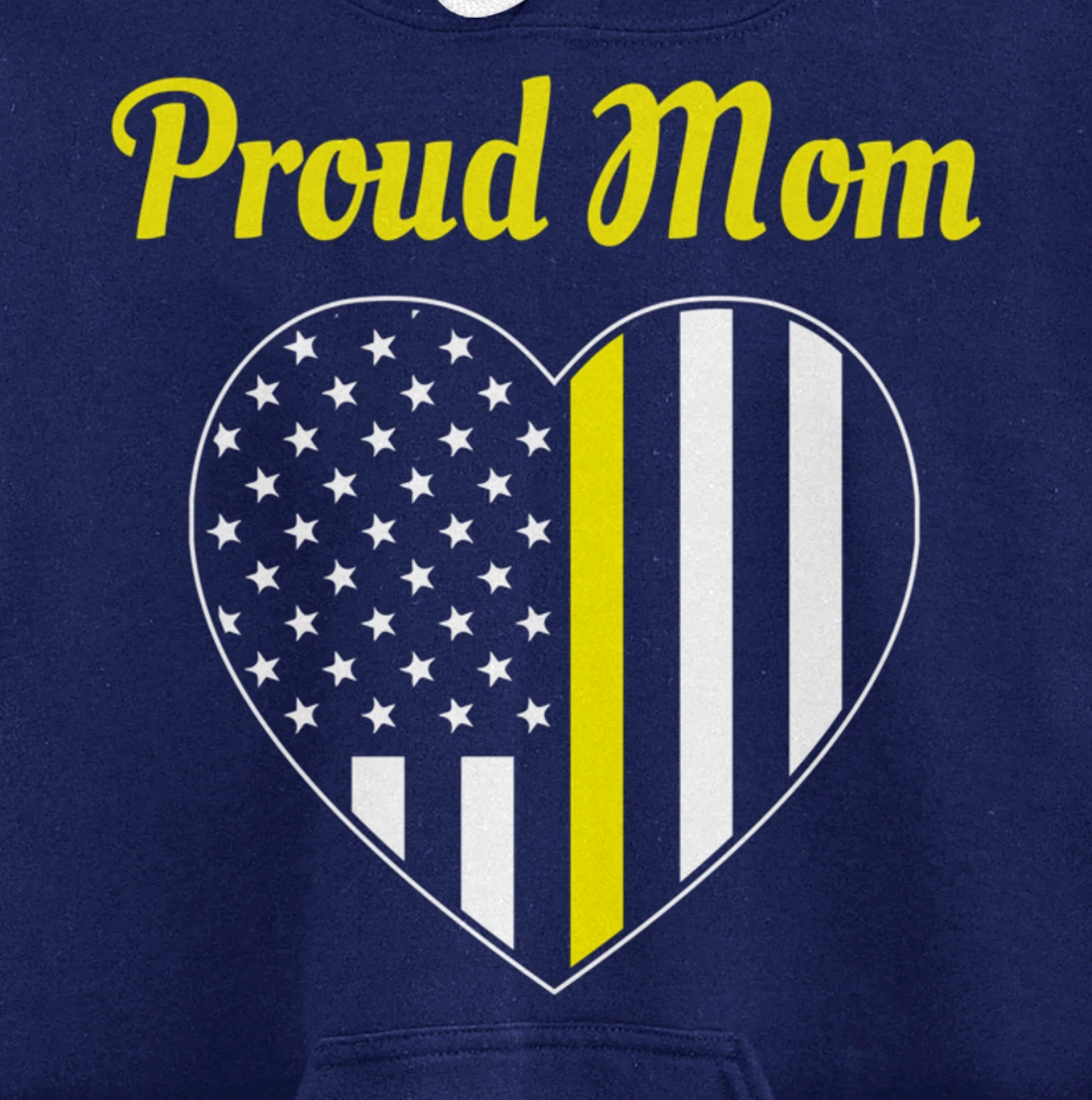 Dispatcher Mom Proud Mom Dispatch Heart Pullover Hoodie