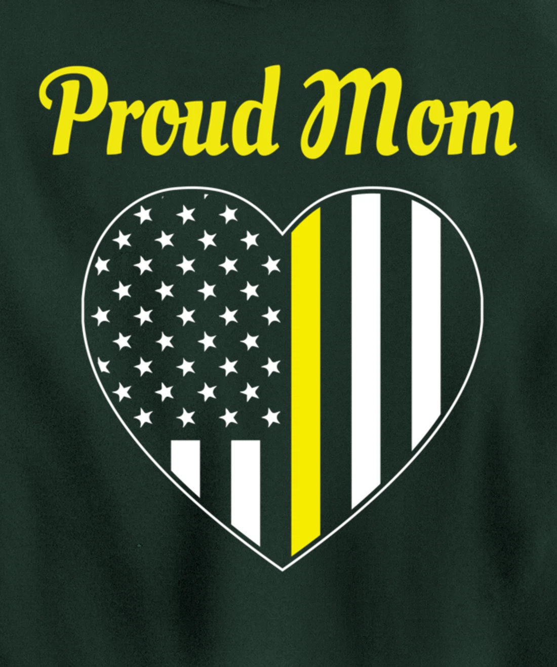 Dispatcher Mom Proud Mom Dispatch Heart Pullover Hoodie