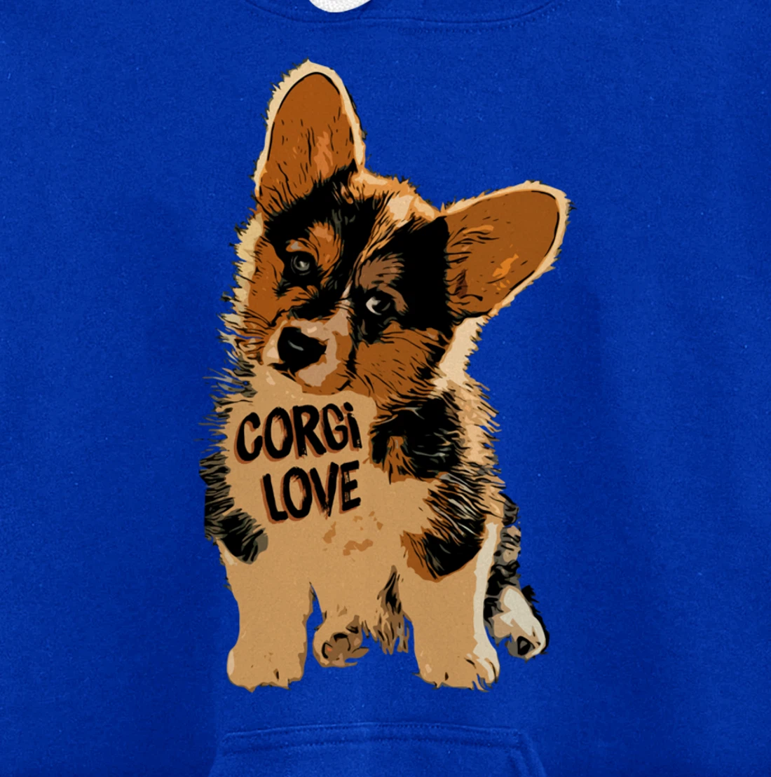 Corgi Love Pullover Hoodie