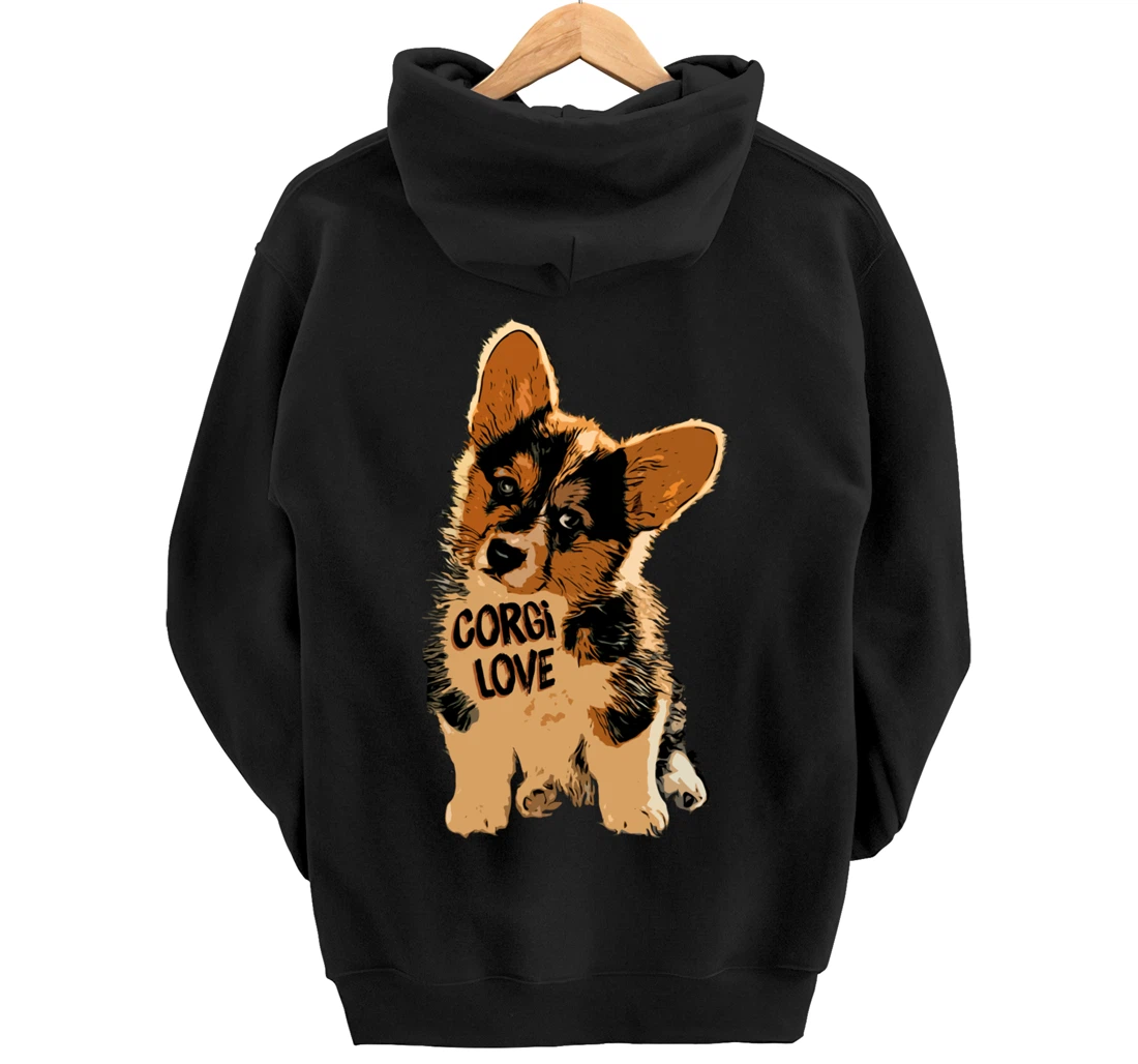 Corgi Love Pullover Hoodie