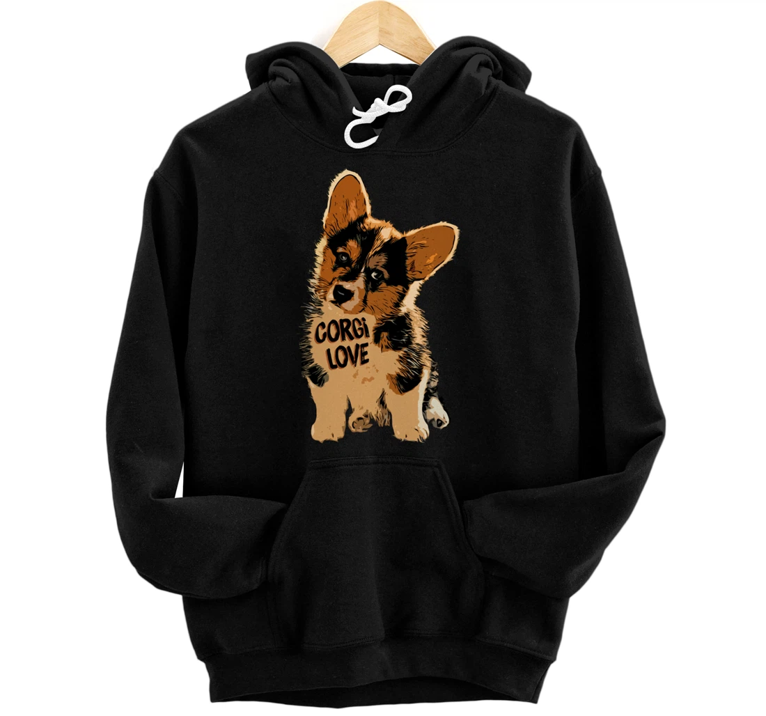 Corgi Love Pullover Hoodie