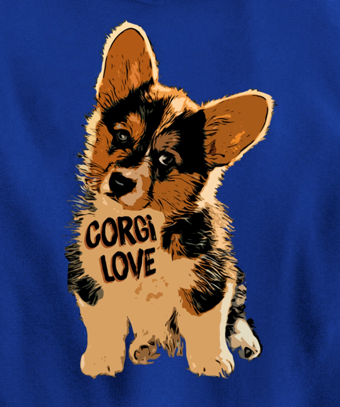 Corgi Love Pullover Hoodie
