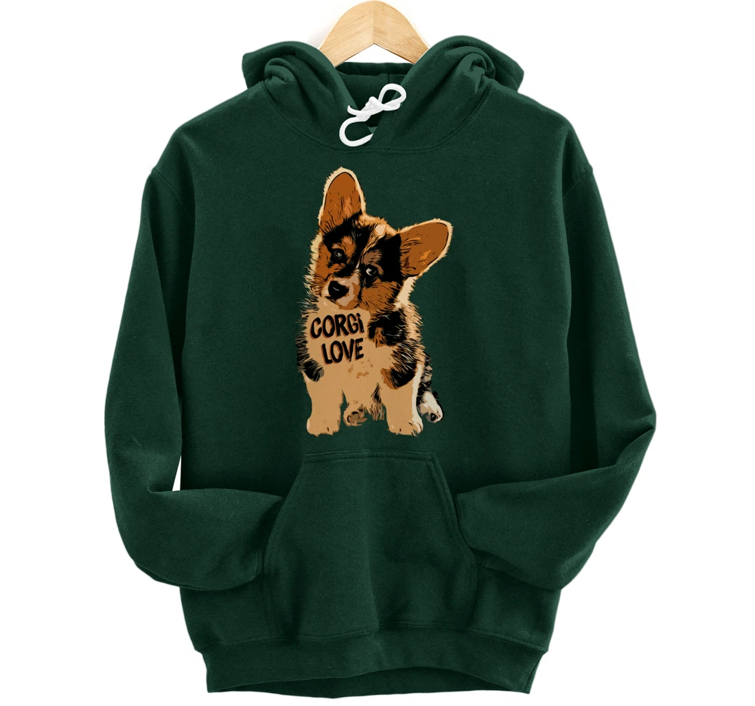 Corgi Love Pullover Hoodie