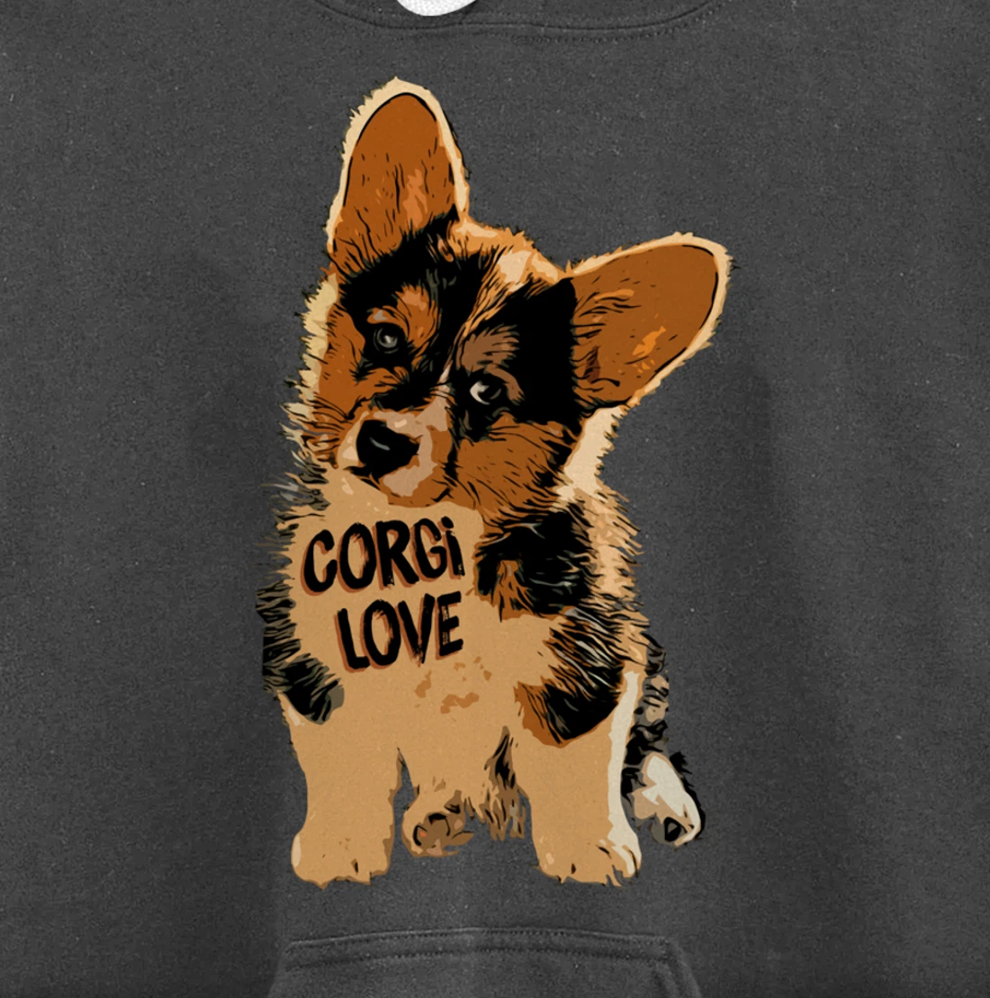 Corgi Love Pullover Hoodie