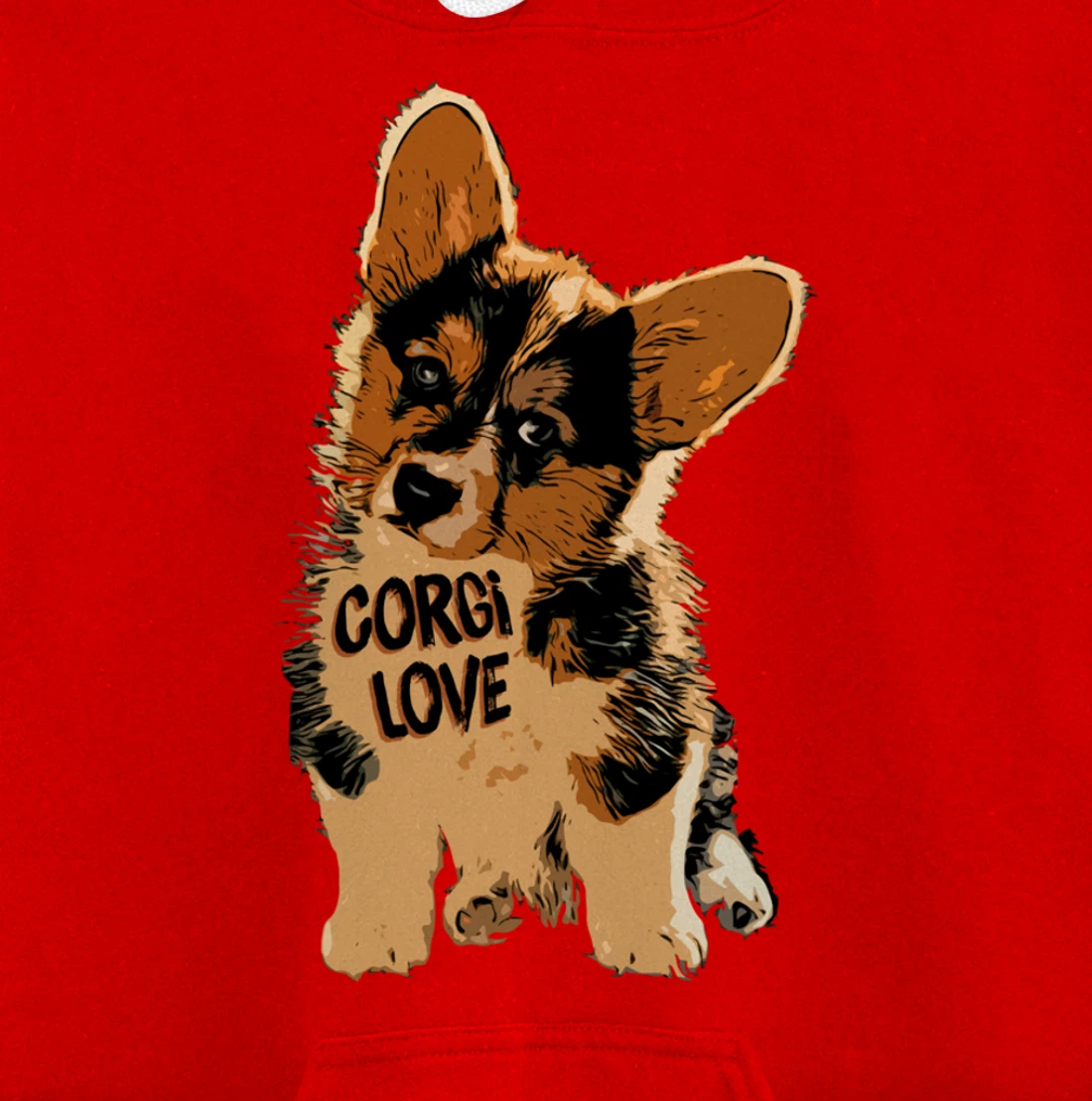 Corgi Love Pullover Hoodie