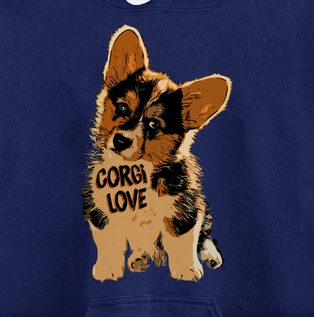 Corgi Love Pullover Hoodie