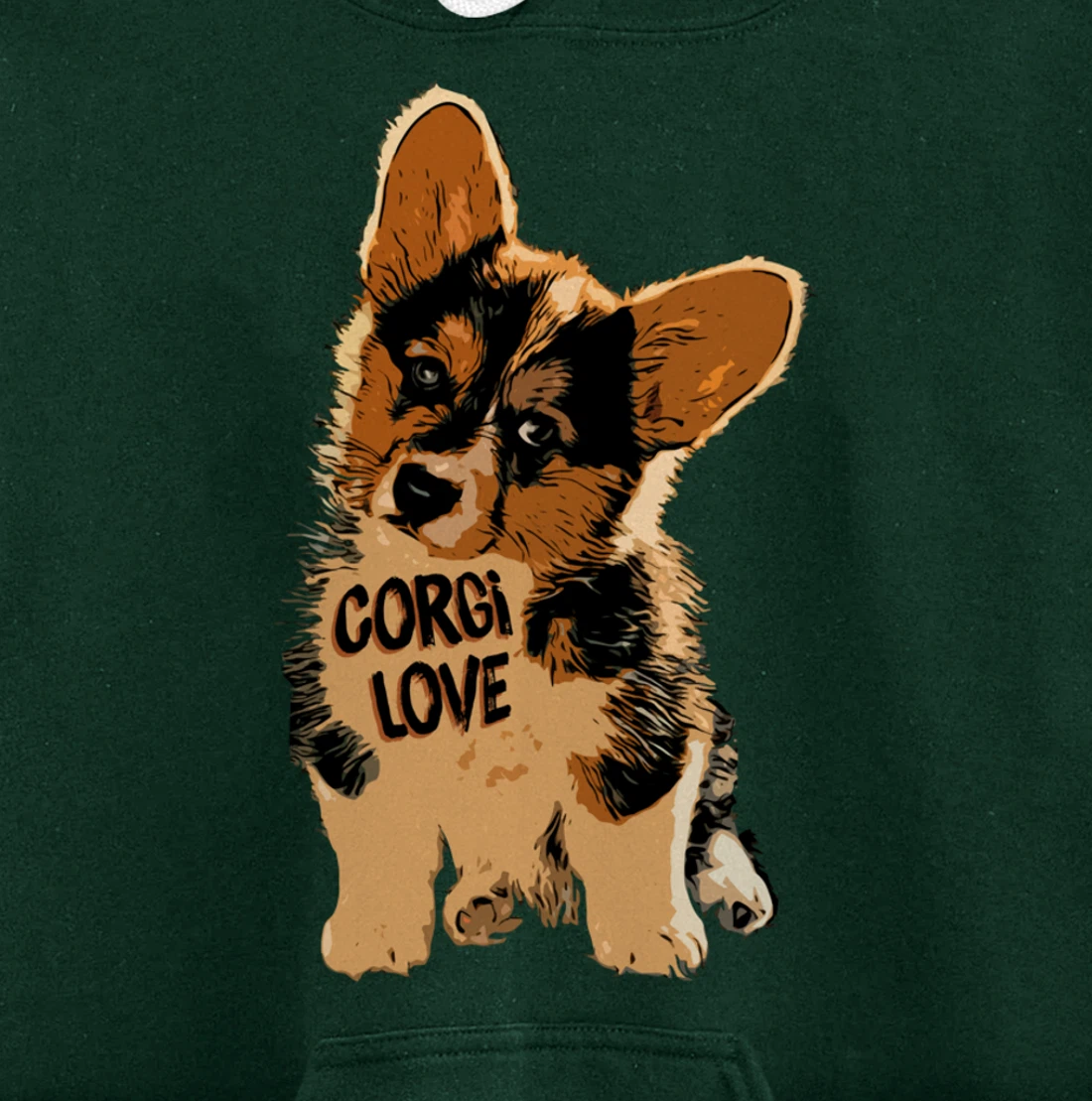 Corgi Love Pullover Hoodie