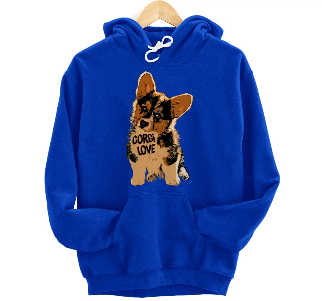 Corgi Love Pullover Hoodie