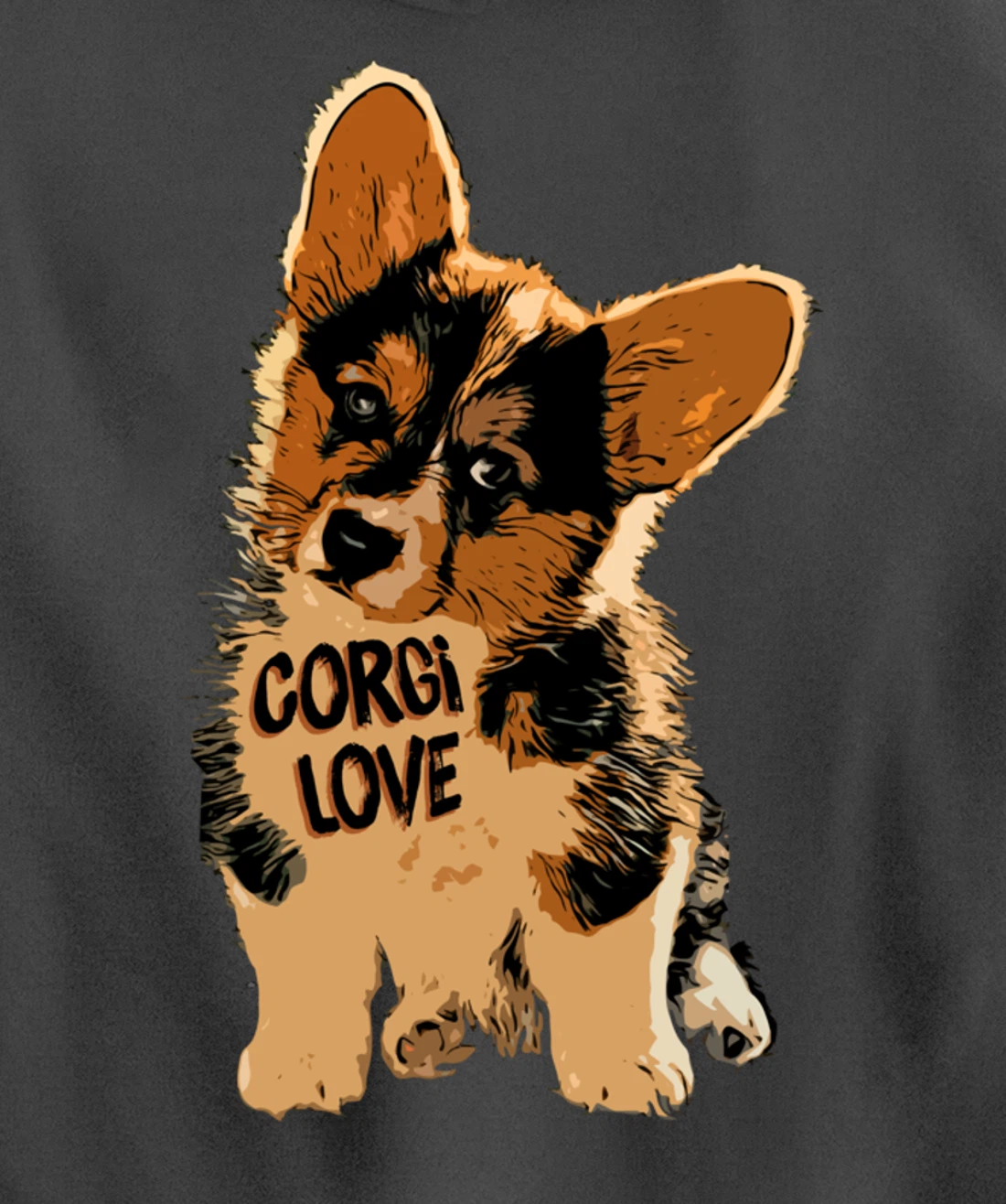 Corgi Love Pullover Hoodie