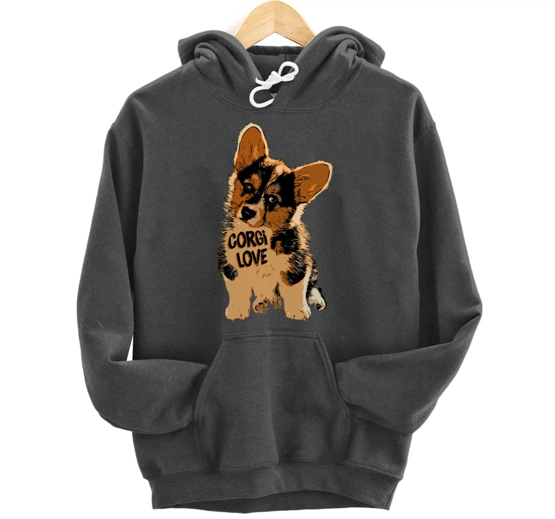 Corgi Love Pullover Hoodie