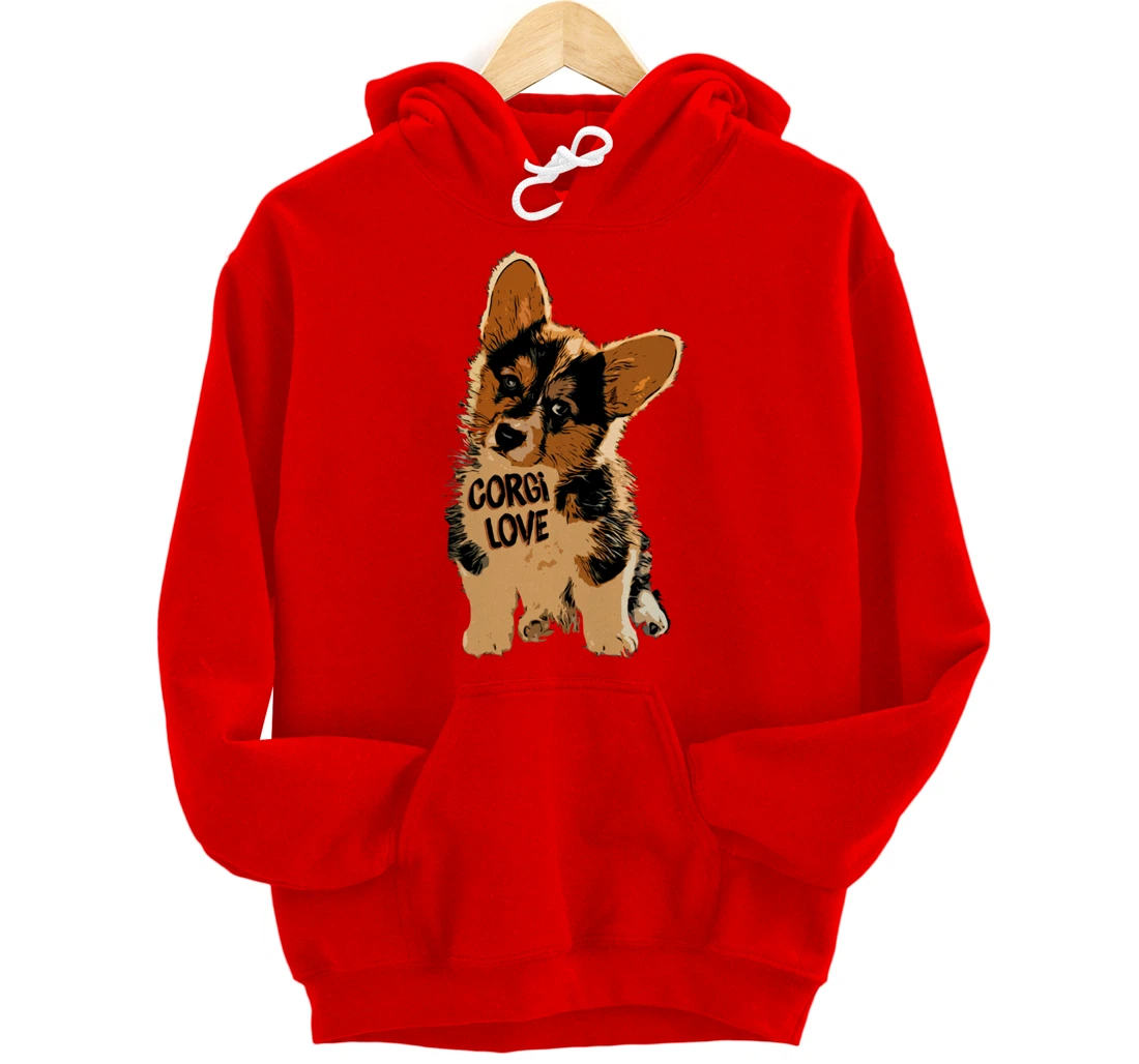 Corgi Love Pullover Hoodie